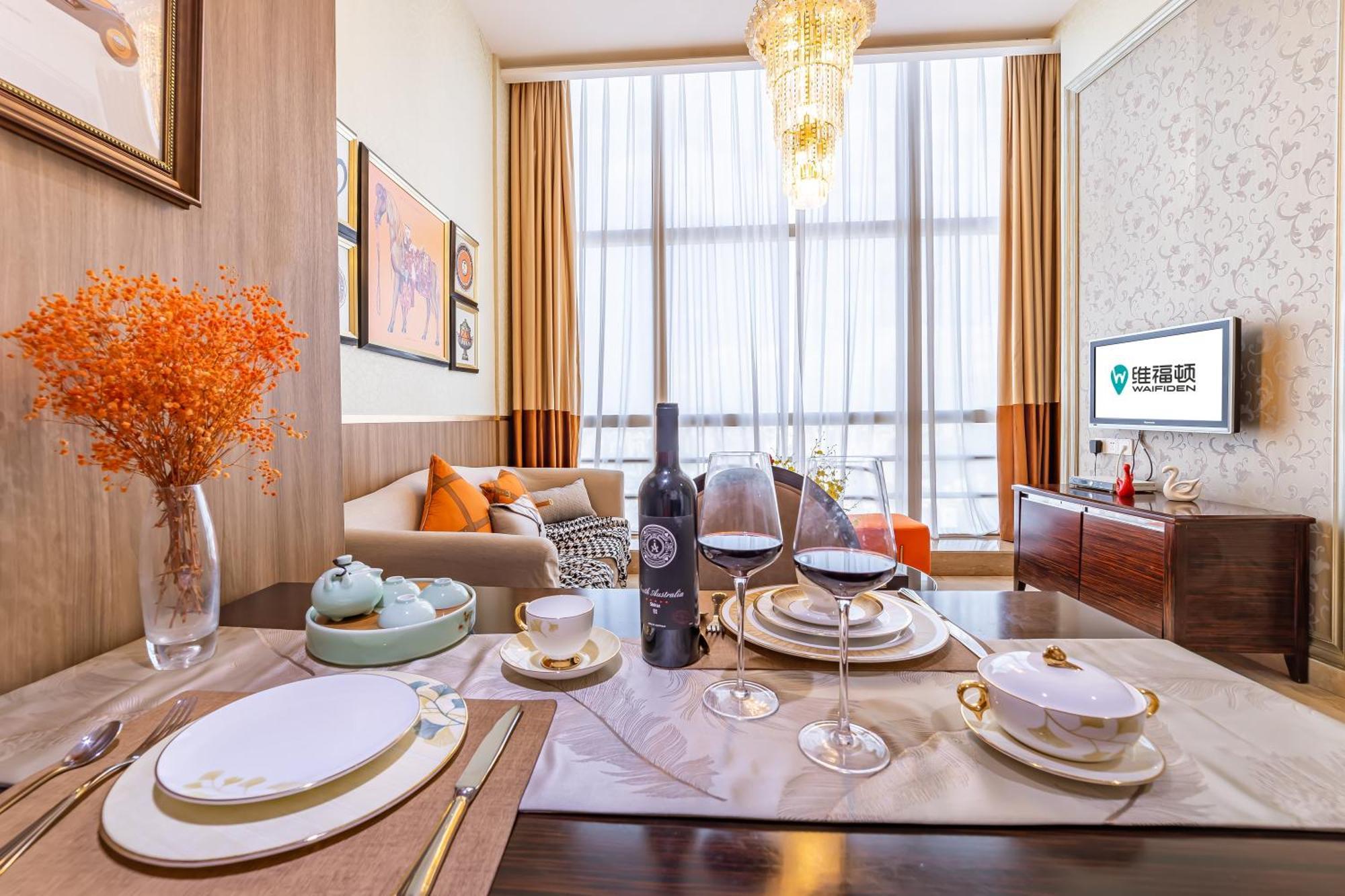 Waifiden Guangzhou Grand View Golden Palace Apartment - Free Shuttle Bus During The Canton Fair Exteriér fotografie