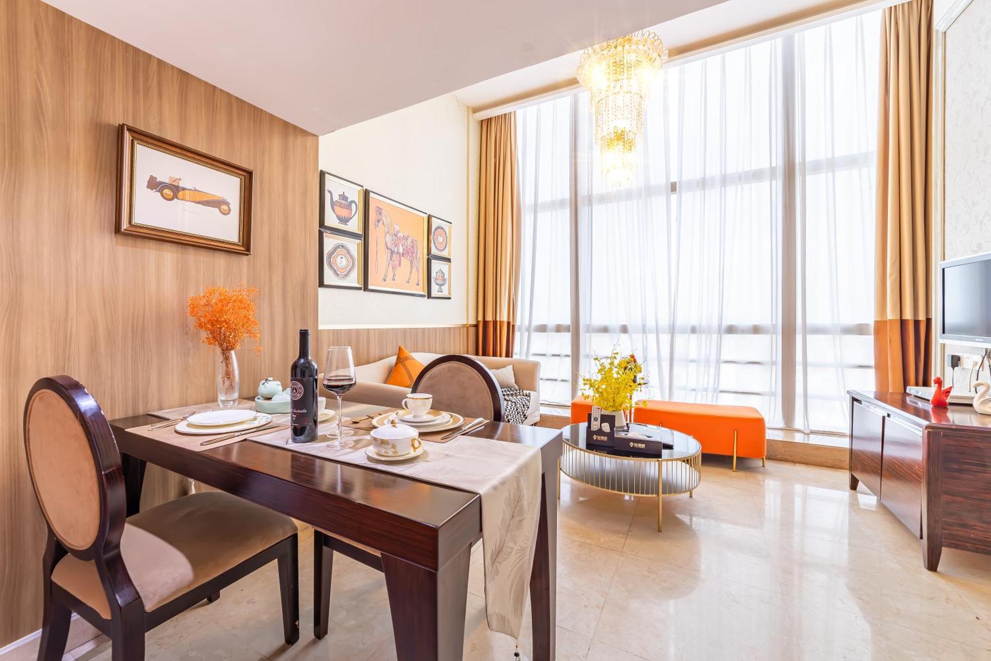 Waifiden Guangzhou Grand View Golden Palace Apartment - Free Shuttle Bus During The Canton Fair Exteriér fotografie