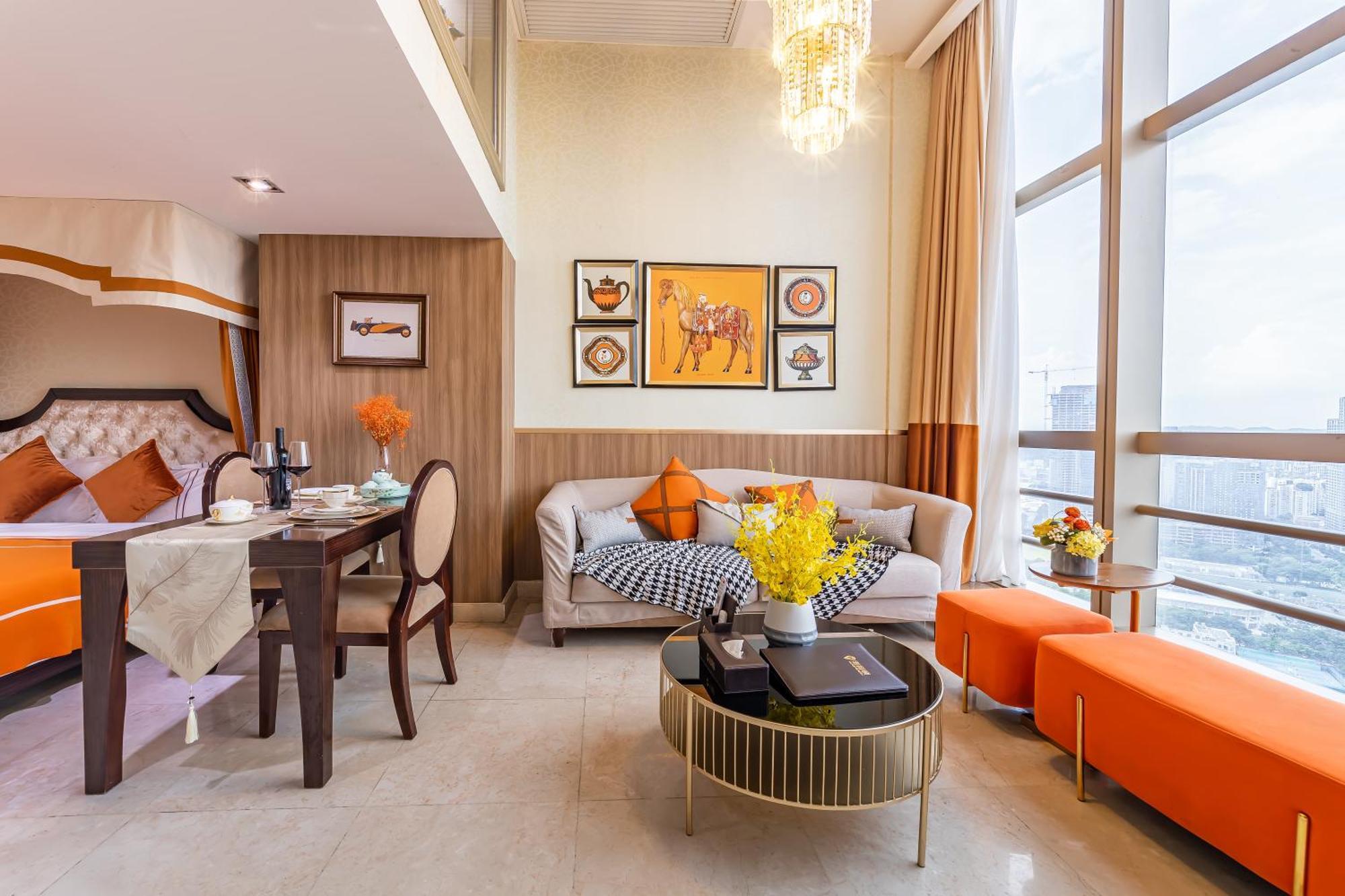 Waifiden Guangzhou Grand View Golden Palace Apartment - Free Shuttle Bus During The Canton Fair Exteriér fotografie