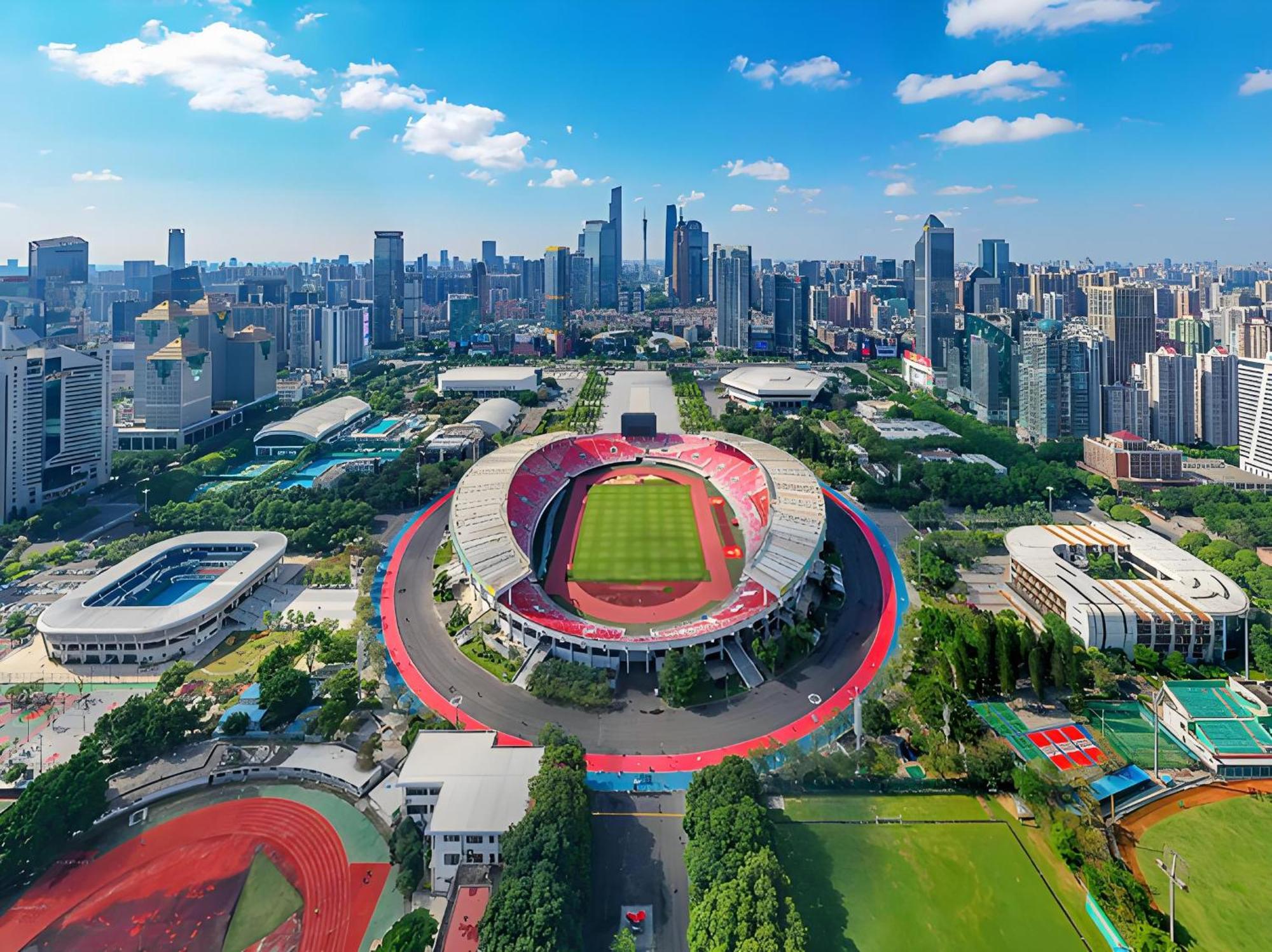 Waifiden Guangzhou Grand View Golden Palace Apartment - Free Shuttle Bus During The Canton Fair Exteriér fotografie