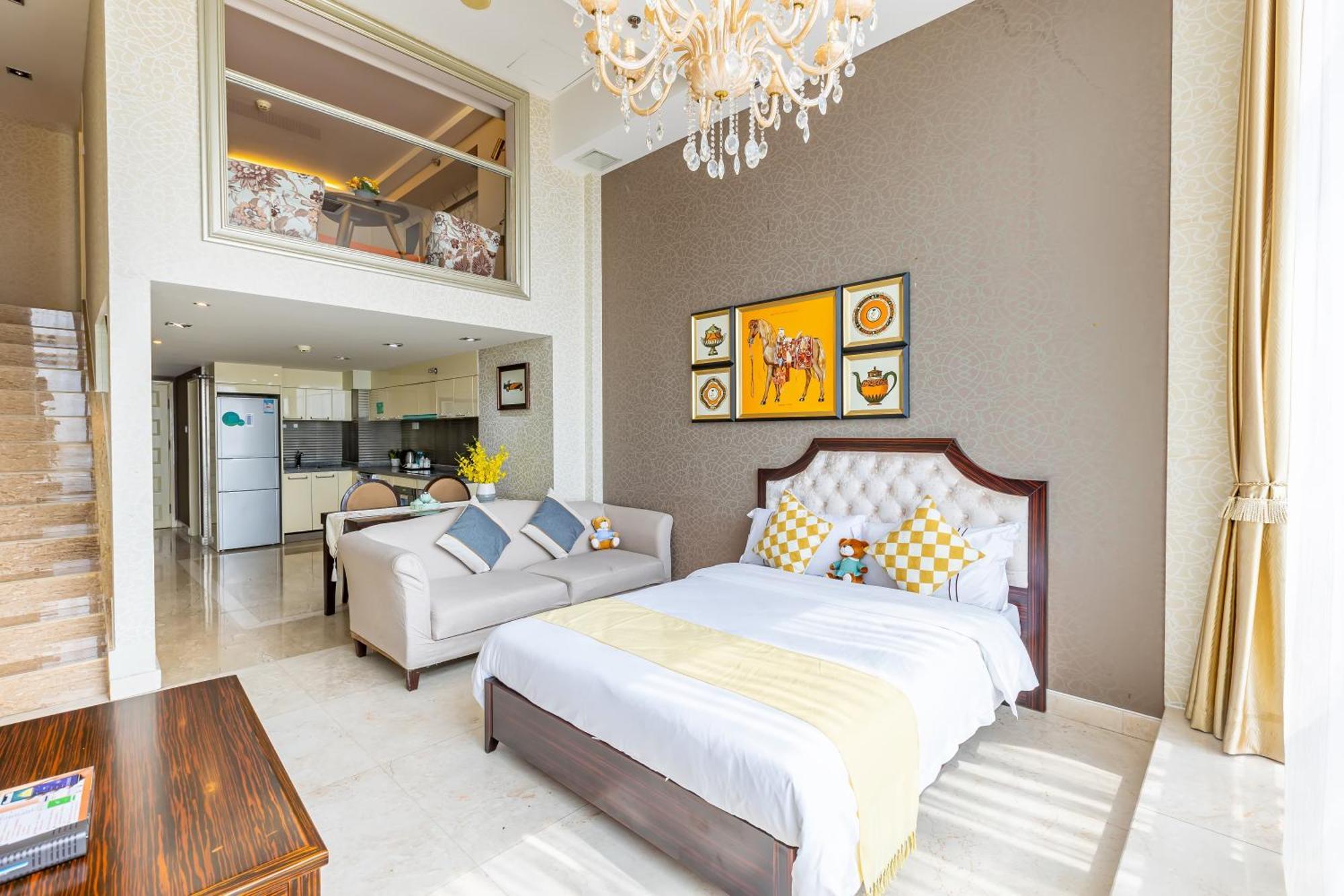 Waifiden Guangzhou Grand View Golden Palace Apartment - Free Shuttle Bus During The Canton Fair Pokoj fotografie