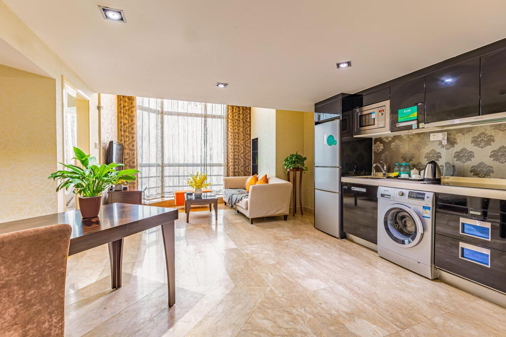 Waifiden Guangzhou Grand View Golden Palace Apartment - Free Shuttle Bus During The Canton Fair Pokoj fotografie